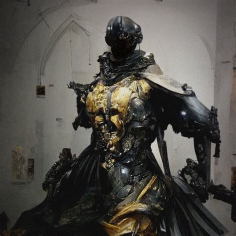 Artstation Knight With Obsidian Armor 2