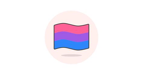 Flag Wave Bisexual Free Vector Icon Iconbolt