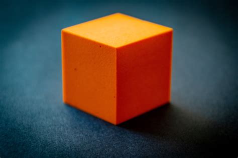 Cube Orange · Photo Gratuite