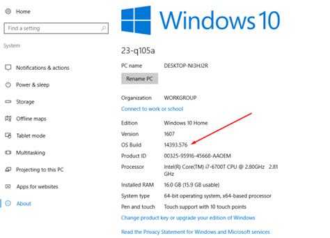 How To Find Out Windows 10 Build Number Tip Reviews News Tips