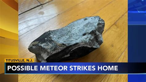 Possible Meteorite Hits House Crashes Through Roof In Hopewell