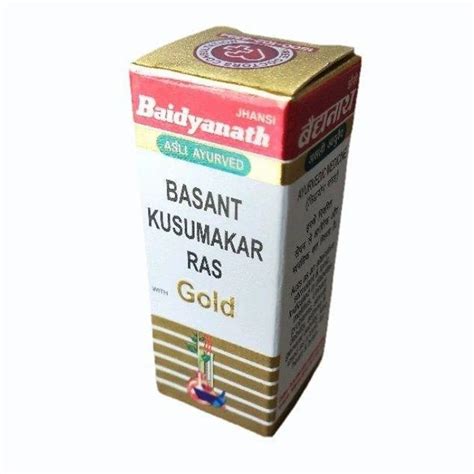 Baidyanath Basant Kusumakar Ras Gold For Cardiac Disease 50g At Rs 170box In Ahmedgarh