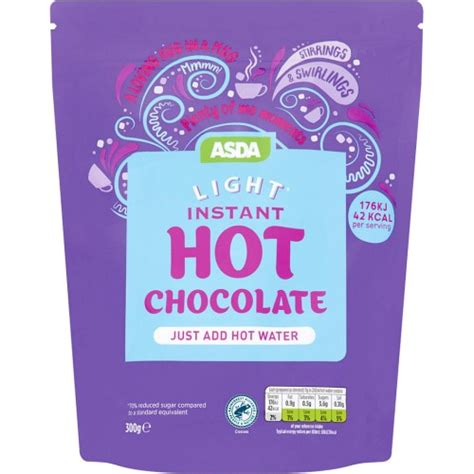 Asda Reduced Sugar Instant Hot Chocolate 300g Compare Prices