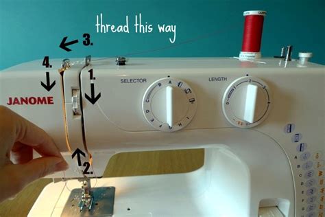 Sewing School Lesson 5 How To Thread Your Machine Oh You Crafty Gal