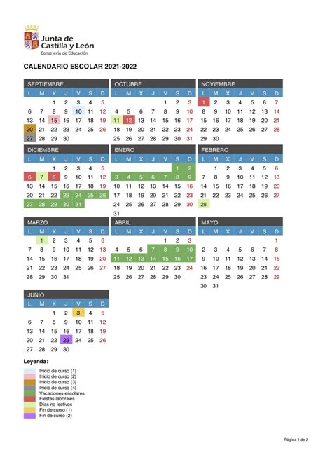 De Calendario Escolar