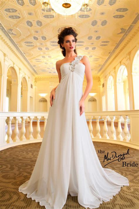 Vienna Style Bridal Gown One Shoulder Beaded Appliques Gowns Of