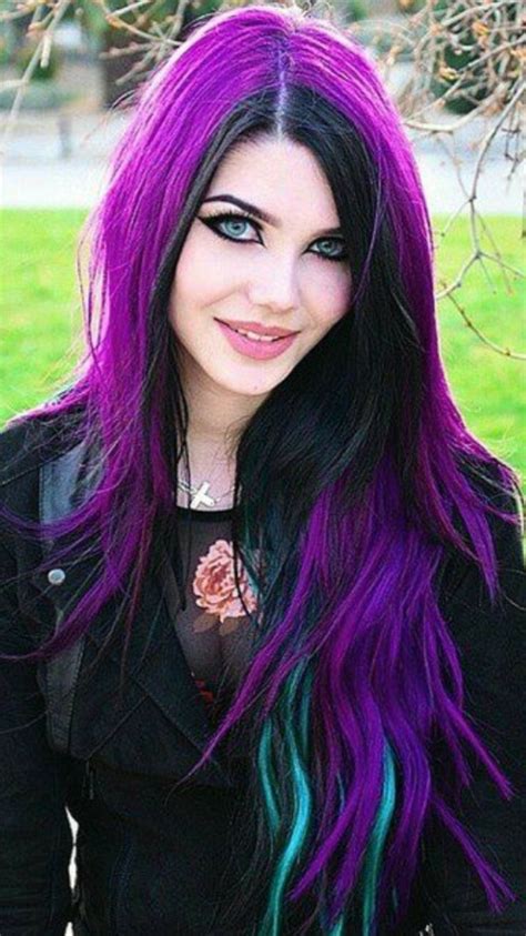 Punk Girls Girl With Purple Hair Blue Hair Pink Hair Beautiful Hair