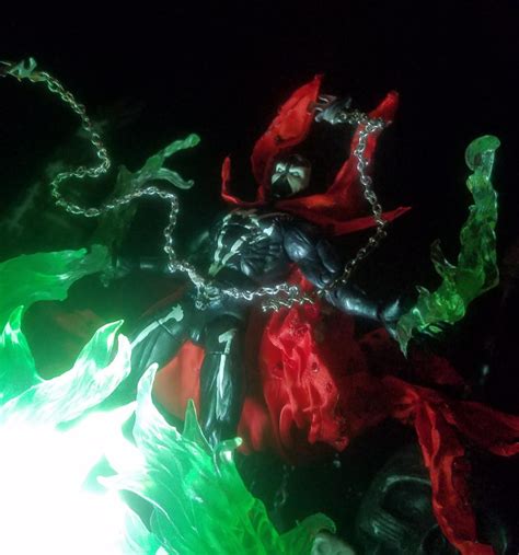 Spawn Ml Kitbash W Bendy Chains And Cape 🖤 Marvellegends