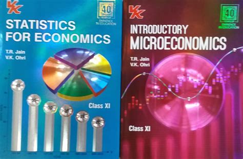 Vk Introductory Microeconomics Statistics For Economics Class 11 Cbse Set Of 2 Books