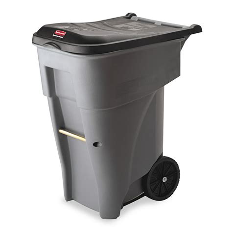 Rubbermaid Commercial Brute Rollout Heavy Duty Waste Container Square