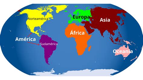Cuáles son los 5 continentes Significados