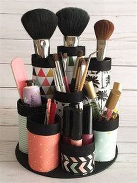 Organizador De Maquillaje In Mason Jar Diy Diy Home Decor
