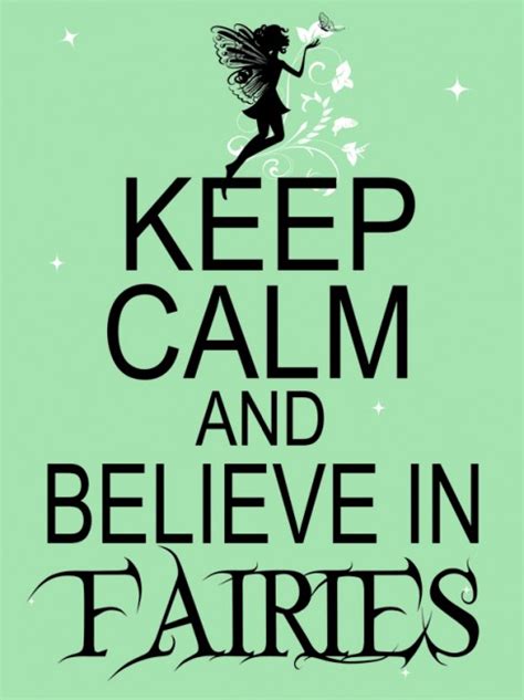Keep Calm And Believe In Fairies Original Metal Sign Company