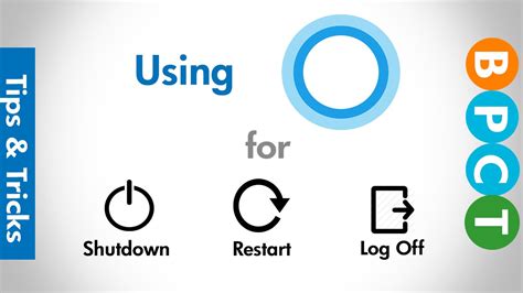 Use Cortana To Shut Down Restart And Log Off Pc Windows