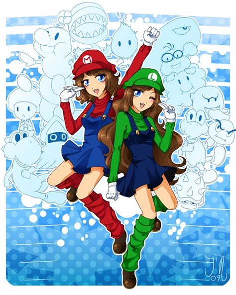 Super Mario Sisters Animoe