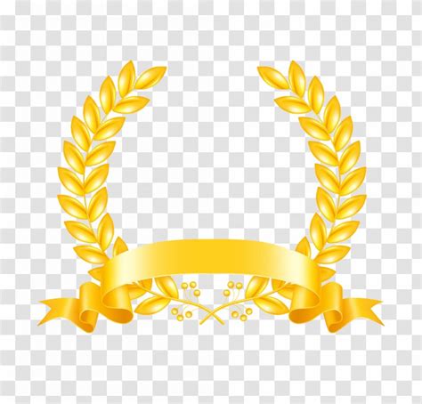 Laurel Wreath Stock Photography Clip Art Gold Ribbon Transparent Png