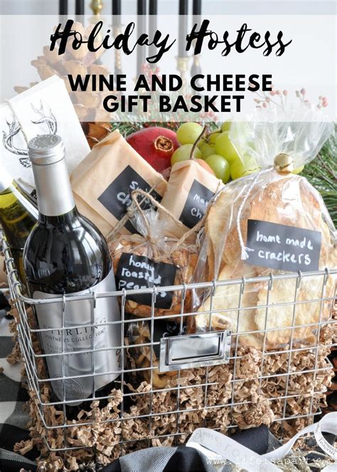 Our wine baskets are filled with the finest wines and paired with complementary creamy cheese and savory snacks to delight and surprise someone special! Holiday Hostess Wine and Cheese Gift Basket -wine, cheese ...