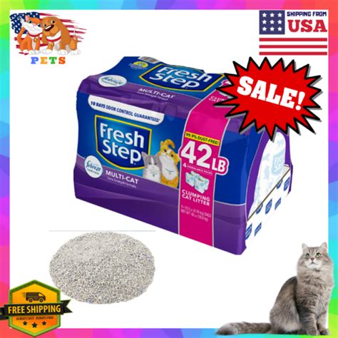 Sale Fresh Step Multi Cat Scented Clumping Clay Cat Litter Power Of