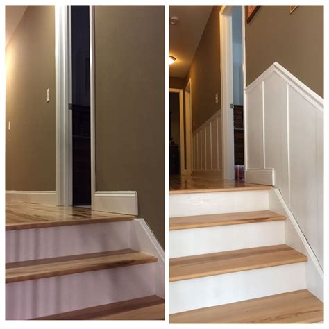 Learn how to install a chair railing to protect your walls and bring a traditional style to your room with this step or you can purchase any type of molding that has the width and thickness that you desire. Board and Batten wall. Used chair rail for the top and ...
