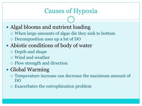 Ppt Hypoxia Or “dead Zones” In Aquatic Systems Powerpoint Presentation Id 1041769