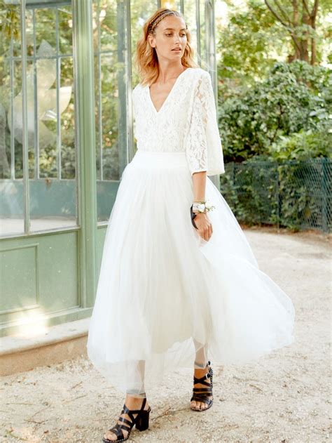 *as seen on blogger walk in wonderland here. ROSE - Robe de mariée longue jupon de ballerine en tulle ...