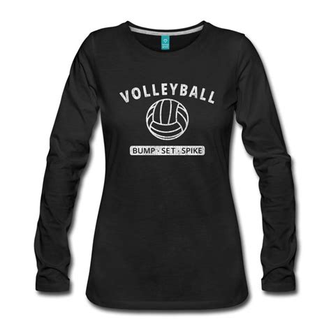 Womens Premium Slim Fit Long Sleeve T Shirt Cw Volleyball Apparel Shirts Hemd Frauen T Shirts