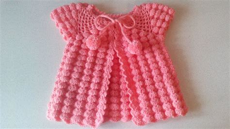 Easy Crochet Baby Dress Beginner Level Crochetbeja