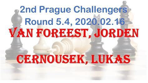 Jorden van foreest is a name we're going to be hearing a lot about in the years to come! Van Foreest, Jorden - Cernousek, Lukas, 2nd Prague ...
