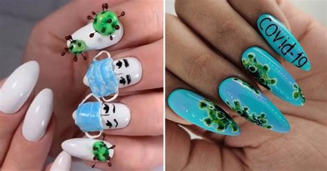 Nail problems can usually be sleuthed out by looking at four categories; Of course there's coronavirus nail art | Metro News