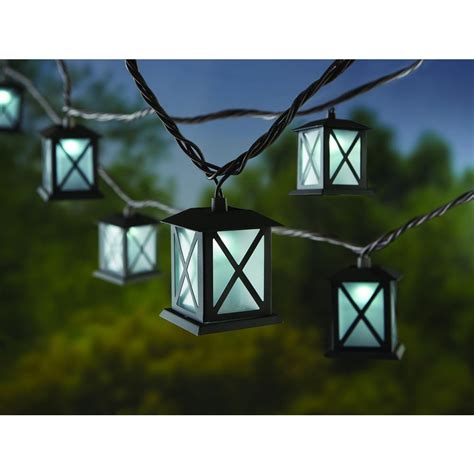Hampton Bay Metal Lantern Led Indooroutdoor String Lights Nxt 1006