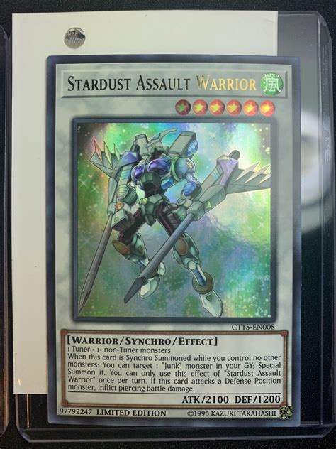 Yu Gi Oh Warrior Synchro Lot X3 Colossal Fighter Stardust Assault