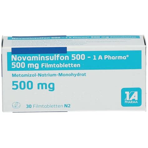 Novaminsulfon A Pharma St Shop Apotheke Com