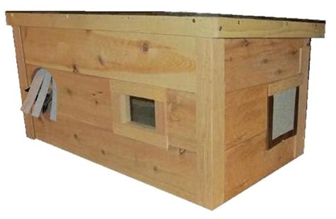 Large Warm Insulated Outdoor Cat House And Homes For Feral Strays Ark