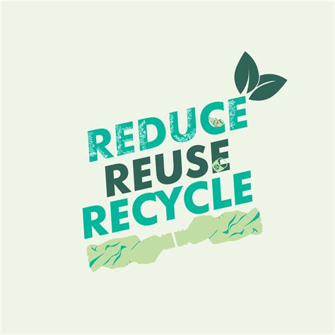 Go Green Reduce Reuse Recycle Design Tagline 16313751 Vector Art At