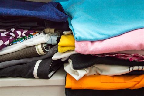 Stacked Clothes Stock Photo Image 40656613