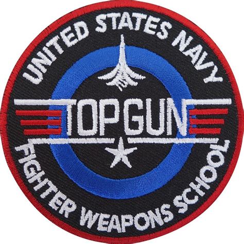 Embroidered Maverick Patch Iron On Velcro Or Sew Top Gun Etsy