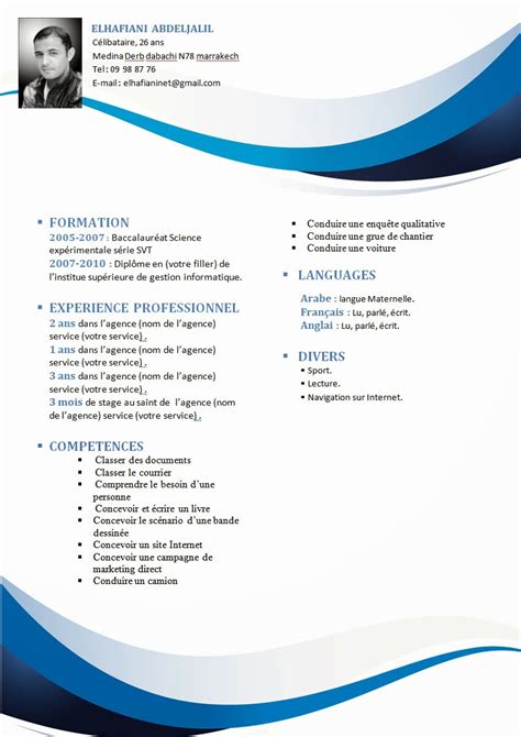 Another simple and basic cv template. cv word suisse