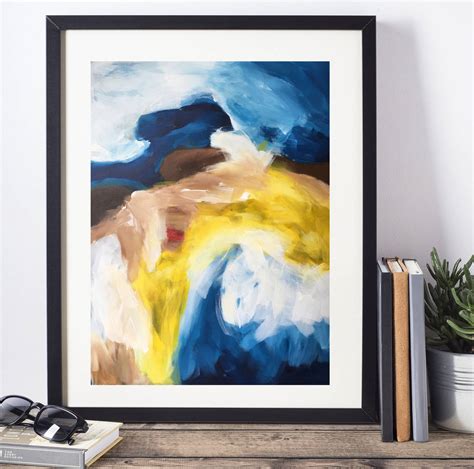 A Modern Abstract Poster Print By Omar Obaid Abstract Art
