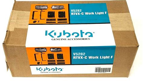 New Kubota K7731 99620 V5282 Rtvx C Halogen Front Work Lights Kit Ebay