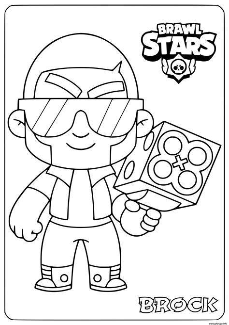 Printable Brawl Stars Brock Pdf Coloring Pages In My XXX Hot Girl