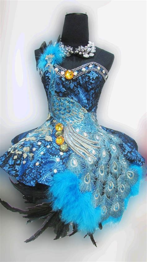 Da Neena C083 Peacock Queen Showgirl Vegas Cabaret Dance Dresses