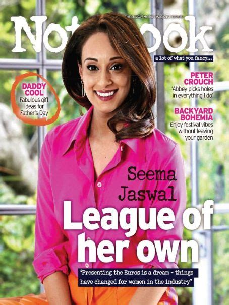 Seema Jaswal Notebook Magazine 13 June 2021 Cover Photo United Kingdom