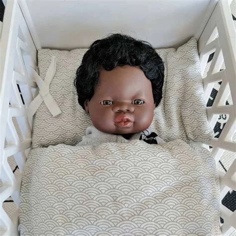 Miniland Baby Doll African Boy 38cm Elli Junior