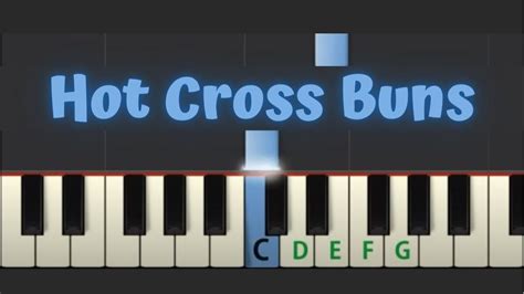 Easy Piano Tutorial Hot Cross Buns With Free Sheet Music Piano Champion