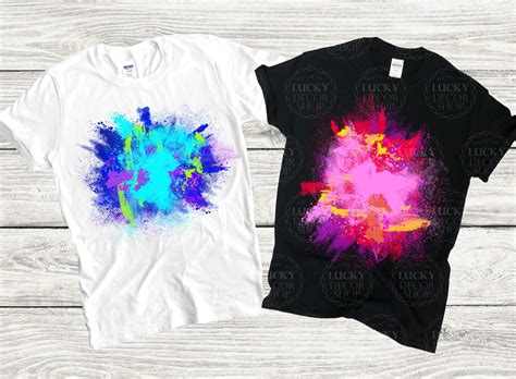 Splatter Background Colorful Paint Splatter PNG Sublimation - Etsy UK