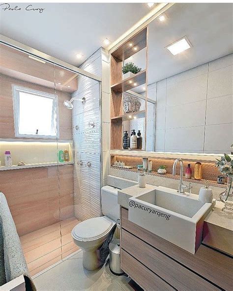 Mas é muito lindo esse banheirinho Autoria pacuryarqeng Banheiro Decoração banheiro