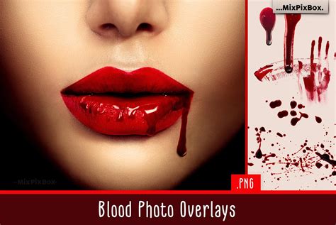 Blood Photo Overlays Filtergrade
