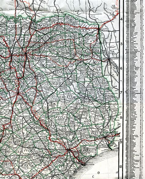 Old Highway Maps Of Texas