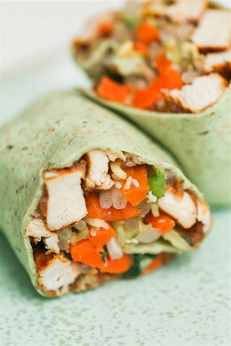 Thai Chicken Wraps With Spicy Peanut Sauce Florida Girl Cooks