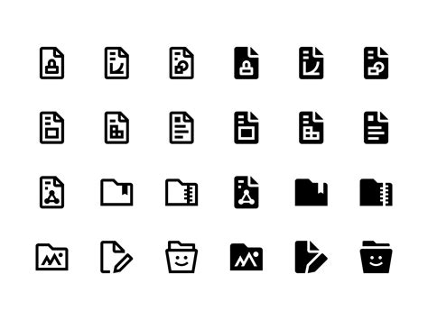 46 Files And Folders Icons Uplabs